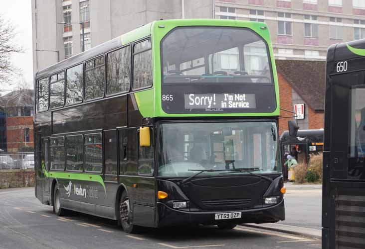 Newbury & District Scania N270UD Optare 865